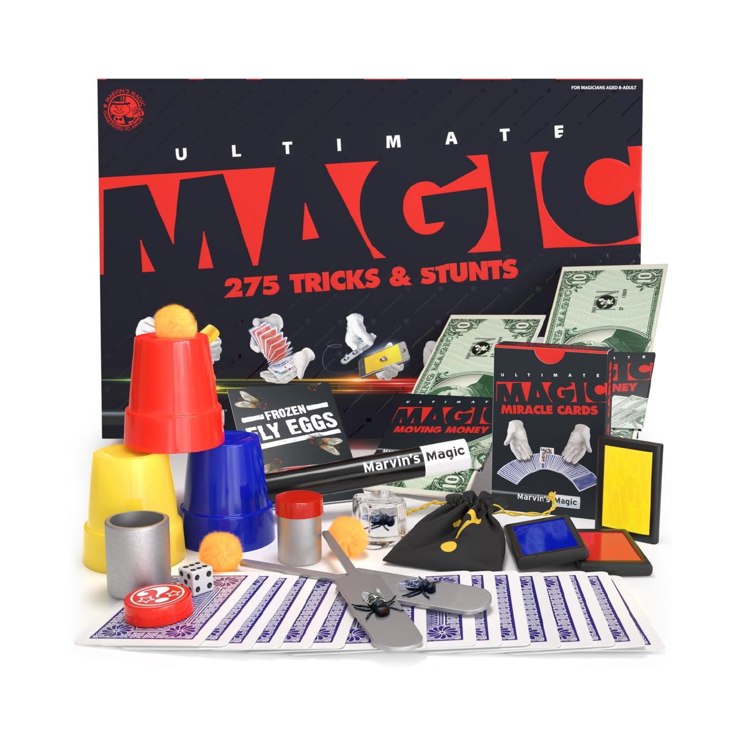 Marvin's Magic - 275 Ultimate Magic Tricks Set for Kids 8+ | 275 Mind-Blowing Tricks Included