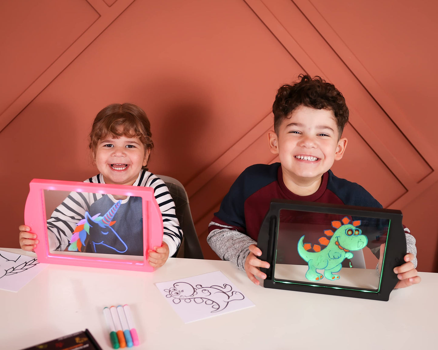 Marvin's Magic Glow Art LED Doodle Board – Light Up Drawing Pad for Kids 5+