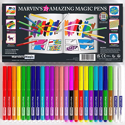 Marvin's Magic Original x25 Marker Pens – Color-Changing Art, 3D Lettering