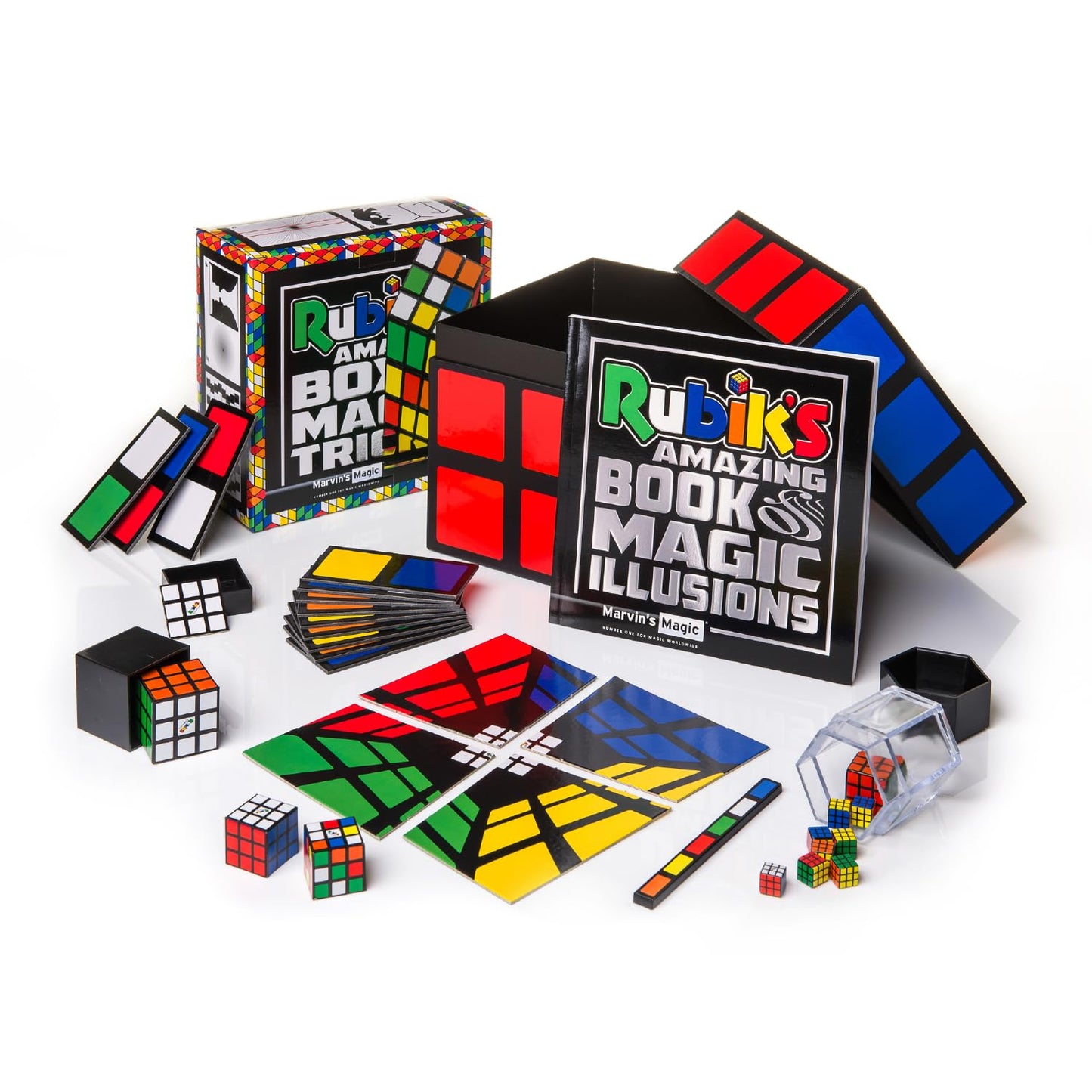 Marvin's Magic - Rubik's Amazing Box of Magic Illusions: 40 Tricks for Kids