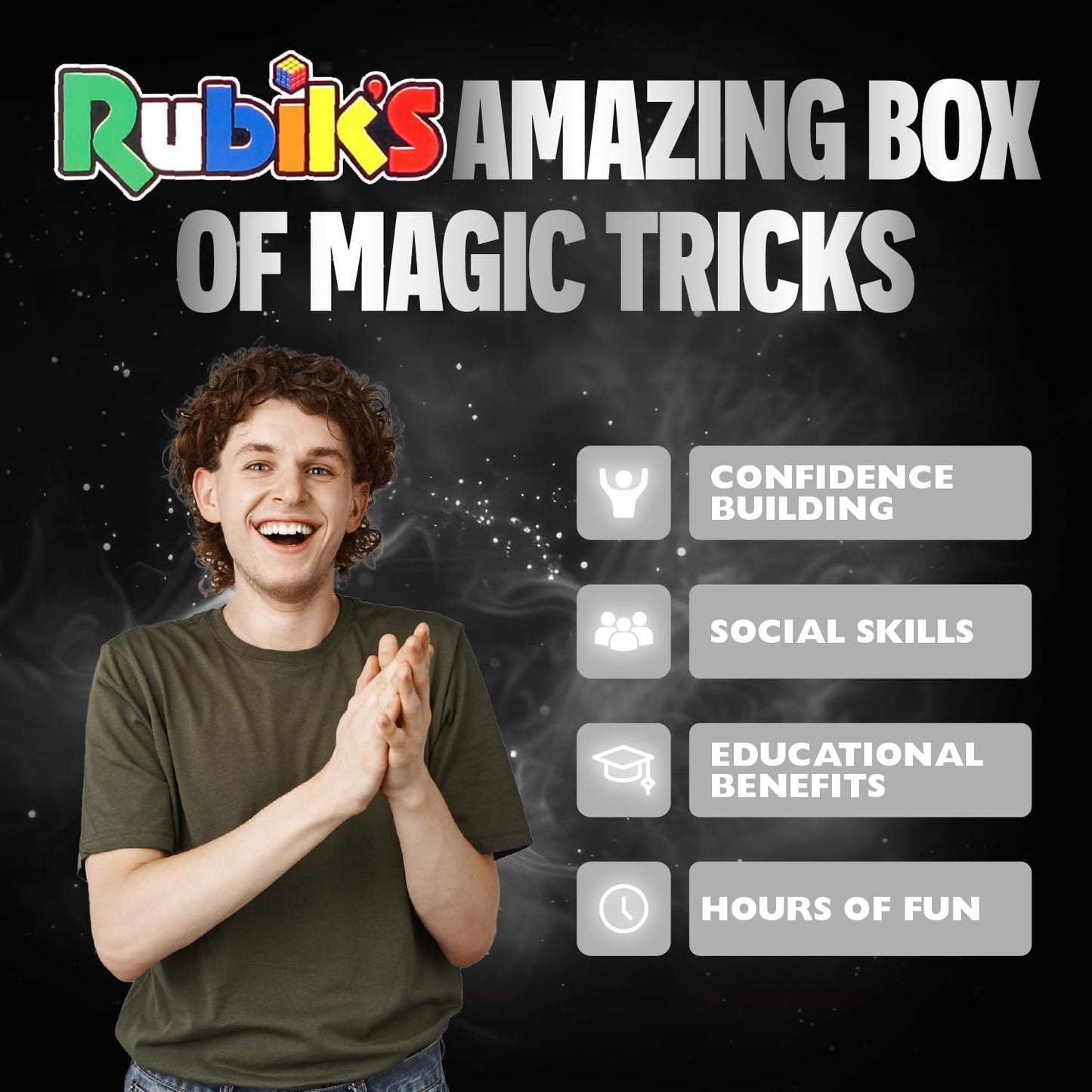 Marvin's Magic - Rubik's Amazing Box of Magic Illusions: 40 Tricks for Kids