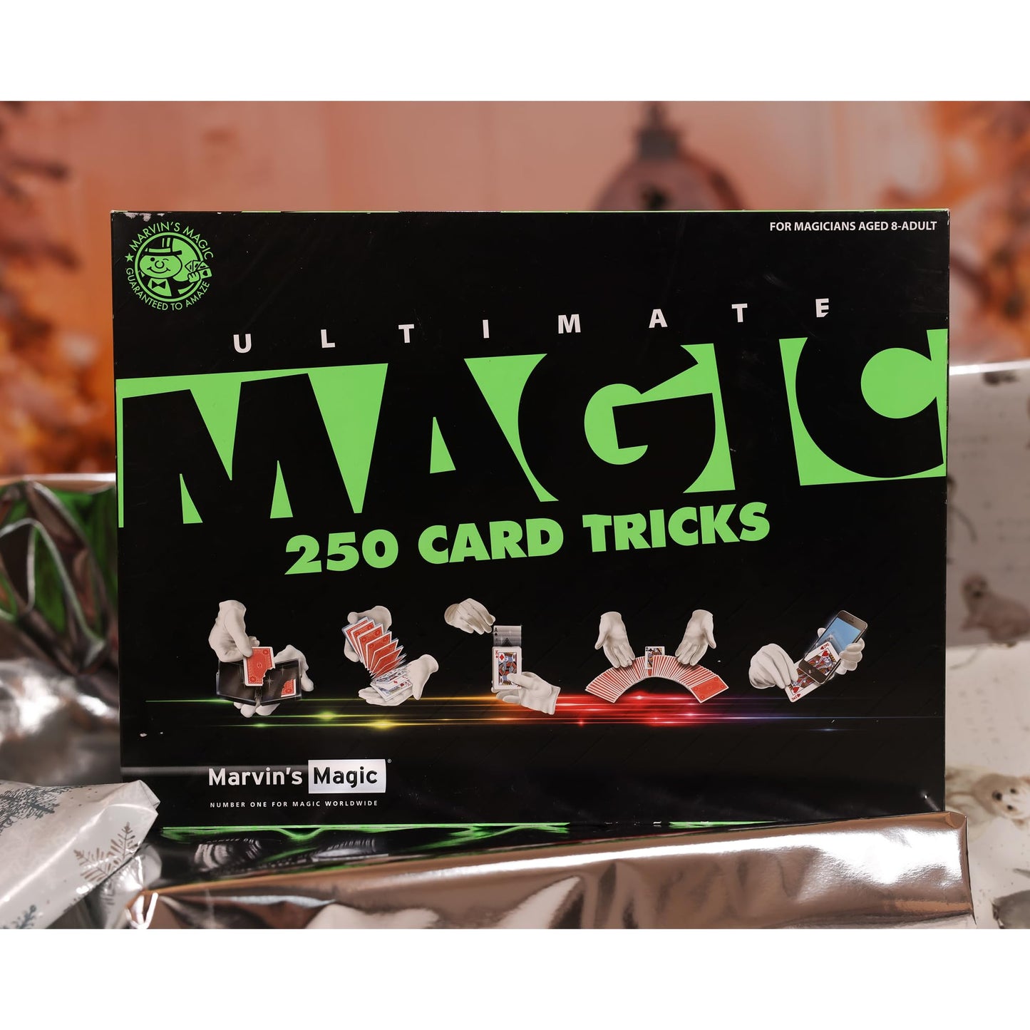 Marvin's Magic Ultimate 250 Card Tricks Set – 250 Tricks + Illustrated Guide