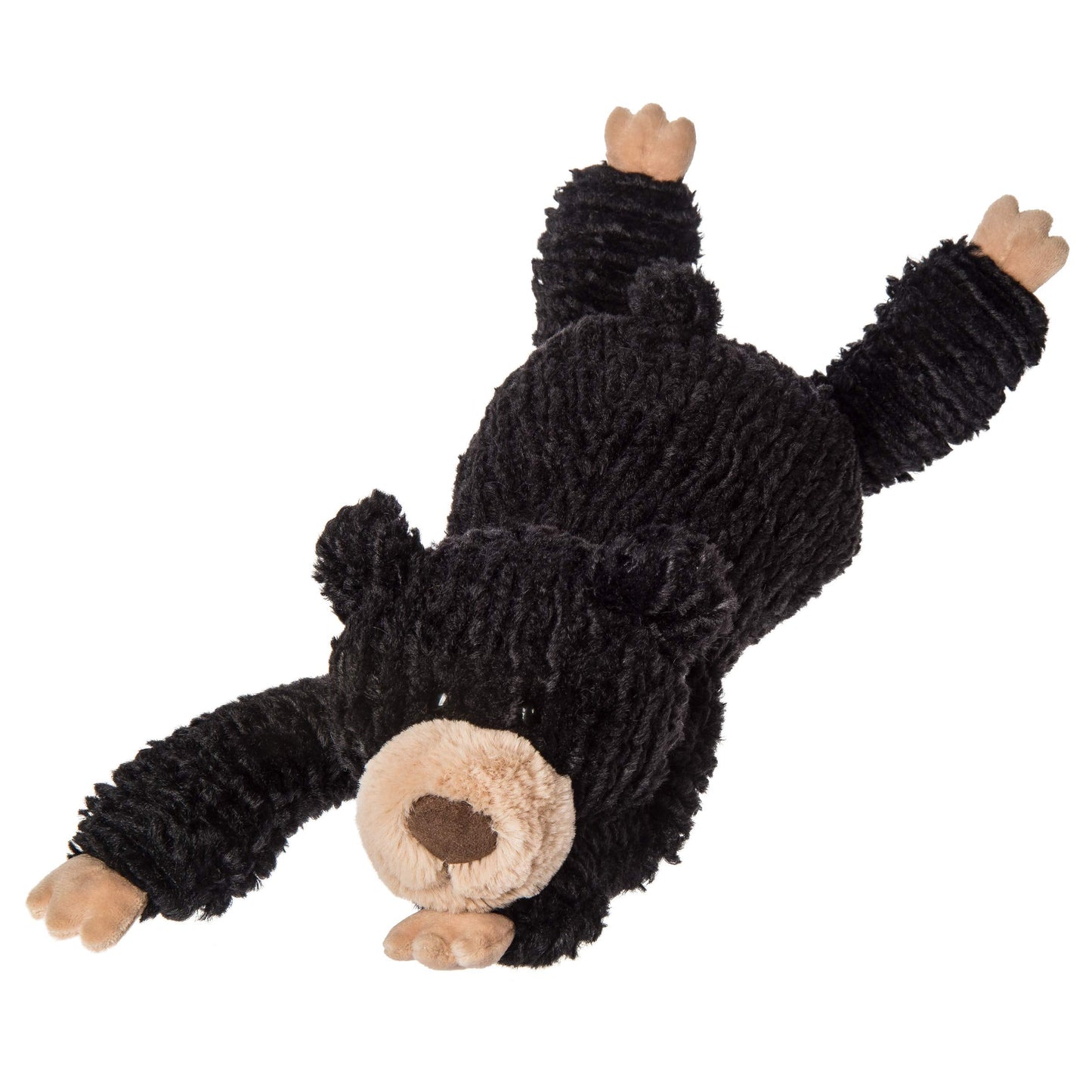 Mary Meyer Cozy Toes Black Bear Plush Toy — 17-Inch Soft Cuddle Buddy