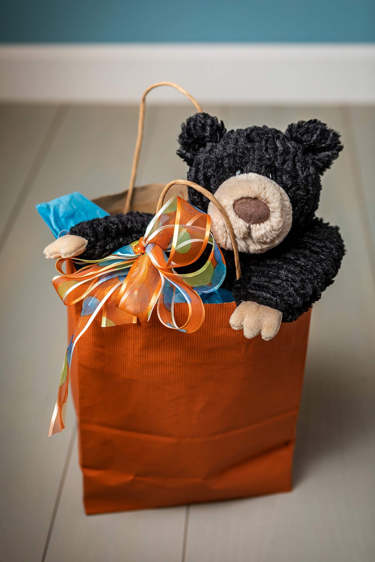 Mary Meyer Cozy Toes Black Bear Plush Toy — 17-Inch Soft Cuddle Buddy