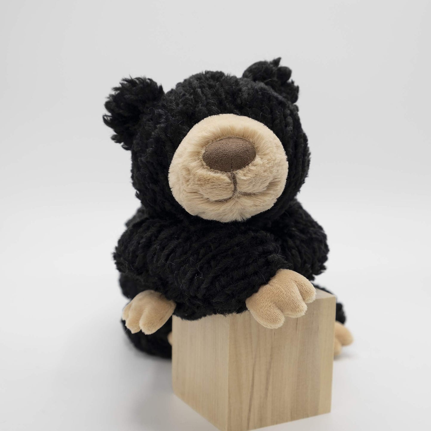 Mary Meyer Cozy Toes Black Bear Plush Toy — 17-Inch Soft Cuddle Buddy