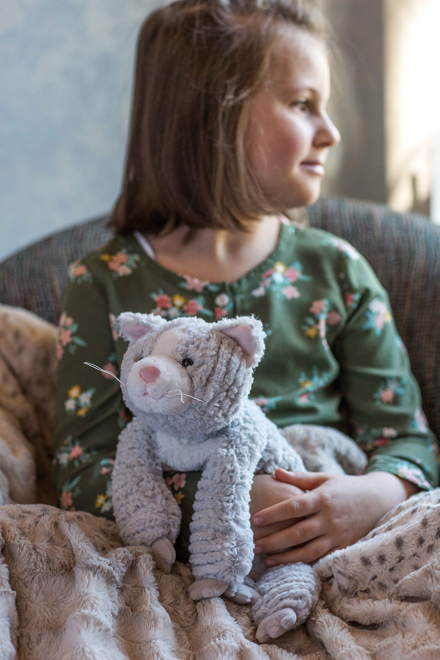 Mary Meyer Cozy Toes Cat — 17-Inch Plush Toy for Cuddles