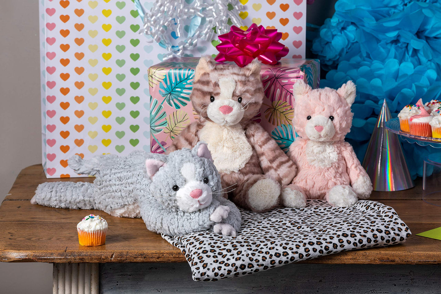 Mary Meyer Cozy Toes Cat — 17-Inch Plush Toy for Cuddles