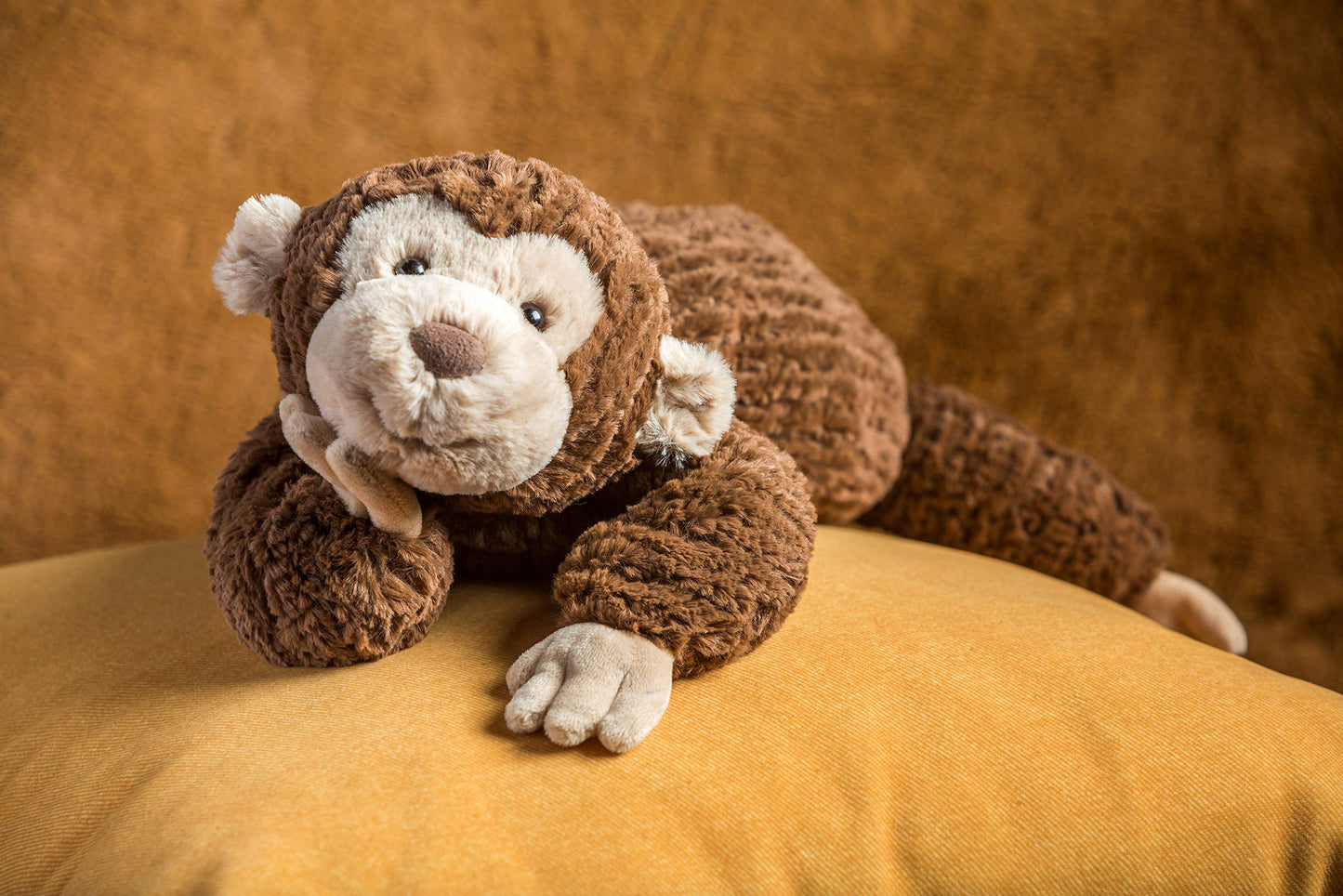 Mary Meyer Cozy Toes Monkey – 17-Inch Soft Toy for Cuddles and Play