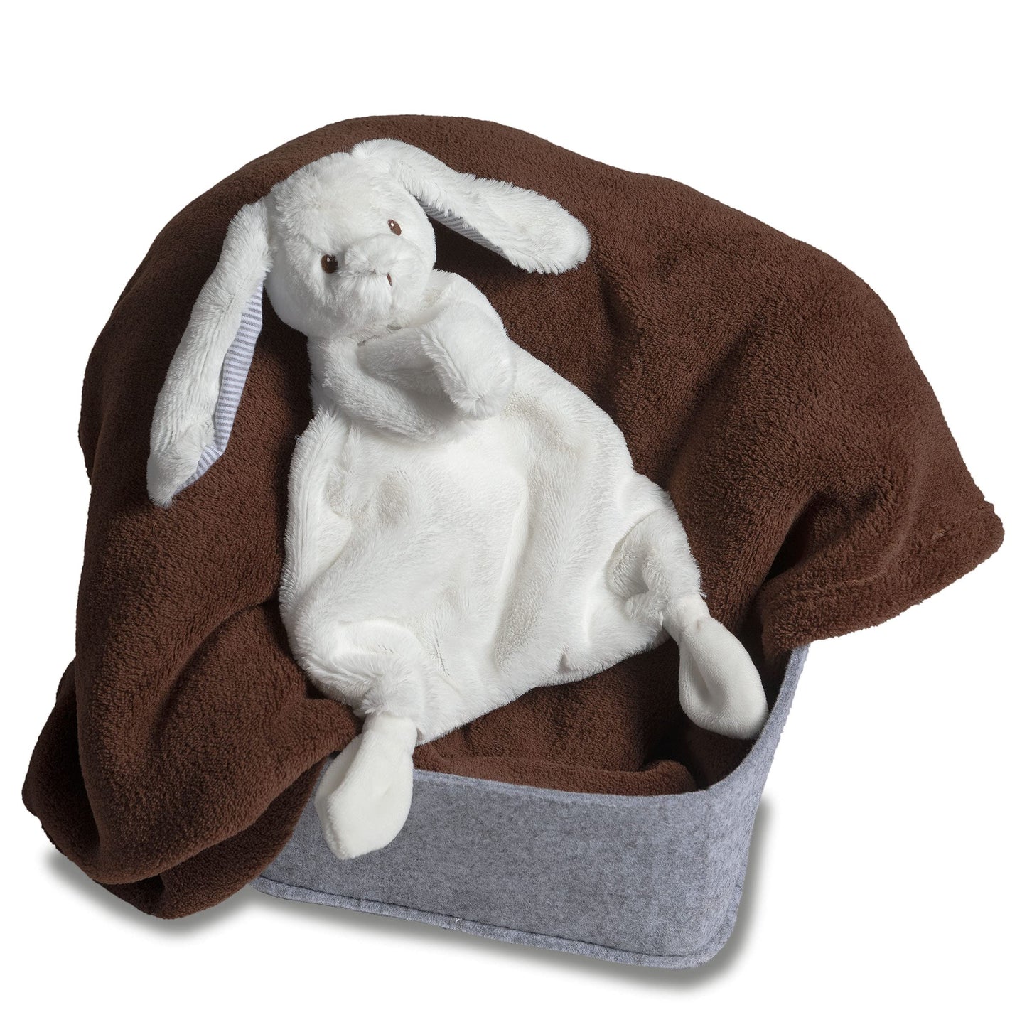 Mary Meyer Lovey Silky White Bunny 13-inch – Soft Baby Plush Toy