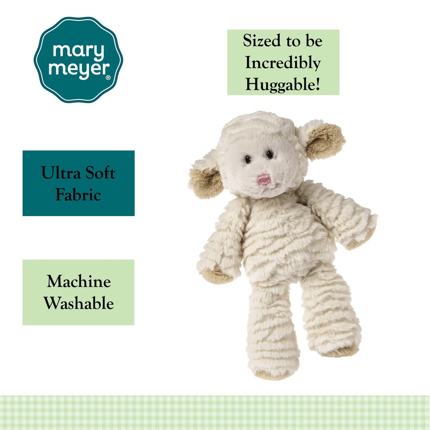 Mary Meyer Marshmallow Junior Lamb Soft Toy – 9-Inch | Ultra-Soft Cuddle Companion