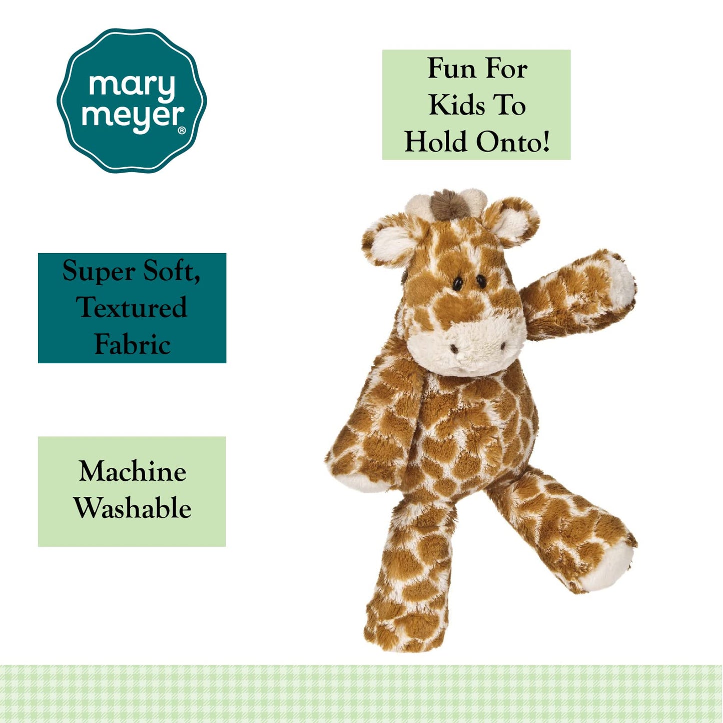 Mary Meyer Marshmallow Zoo Giraffe Plush — 13-Inch Ultra-Soft Weighted Toy