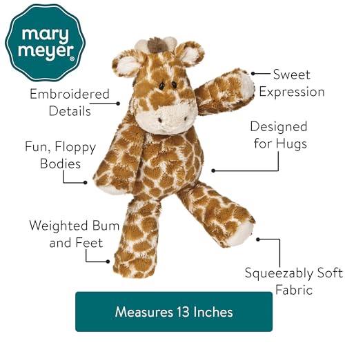 Mary Meyer Marshmallow Zoo Giraffe Plush — 13-Inch Ultra-Soft Weighted Toy