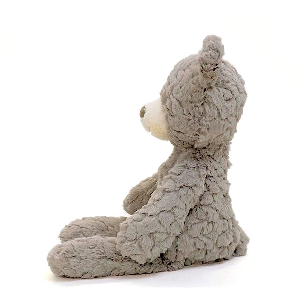 Mary Meyer Putty Bear Medium Teddy Bear Soft Toy, Grey | 17-Inch Ultra-Soft Plush