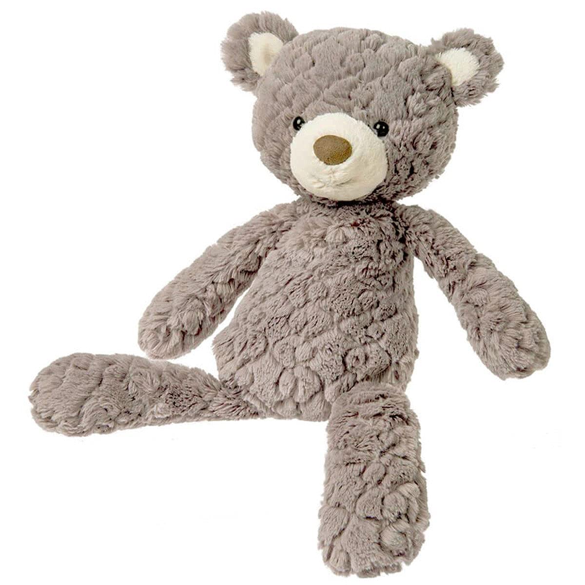 Mary Meyer Putty Bear Medium Teddy Bear Soft Toy, Grey | 17-Inch Ultra-Soft Plush