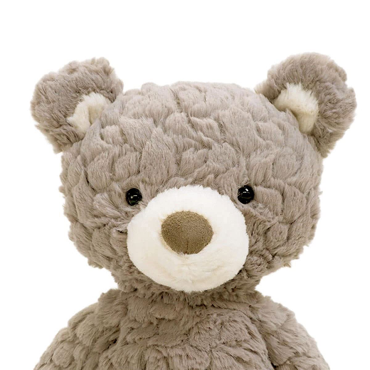 Mary Meyer Putty Bear Medium Teddy Bear Soft Toy, Grey | 17-Inch Ultra-Soft Plush