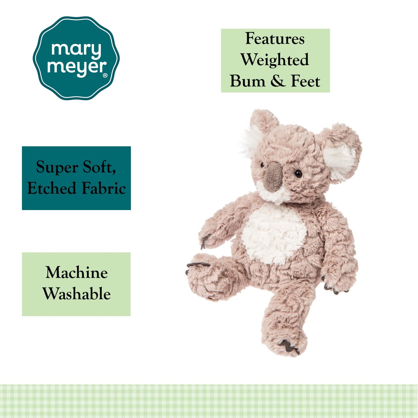 Mary Meyer Koala Putty Beige — 11-Inch Plush Toy for Hugs and Play