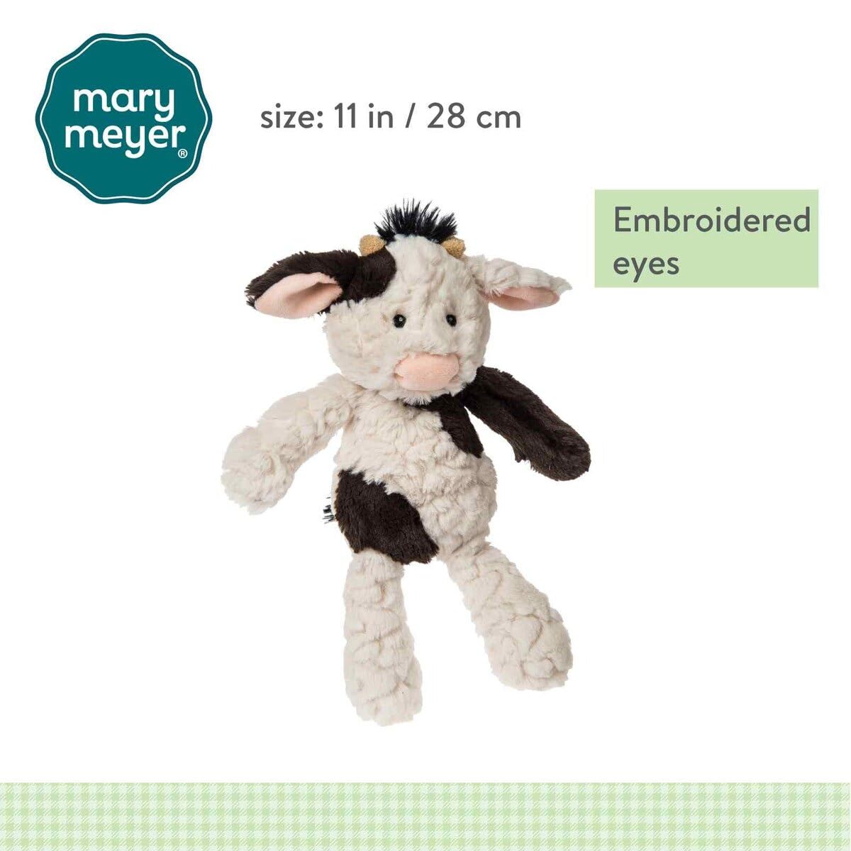 Mary Meyer Putty Nursery Cow Plush Toy – 11-Inch Ultra-Soft Baby Plush (Pack of 1)