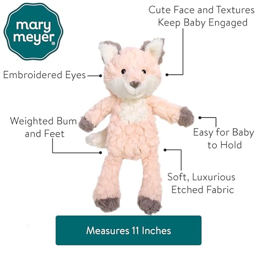 Mary Meyer Putty Nursery Fox – 11-Inch Plush Toy (Pack of 1) | Ultra-Soft, Huggable Baby Gift