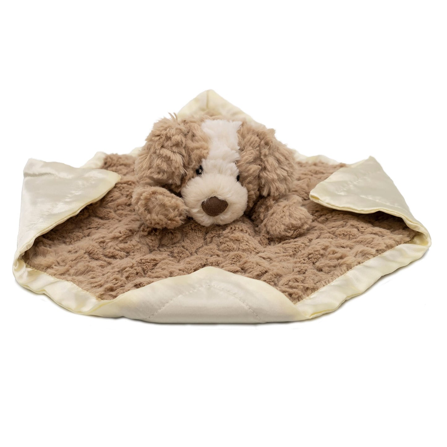 Mary Meyer Putty Nursery Hound Dog Blanket – 13x13 Plush Character
