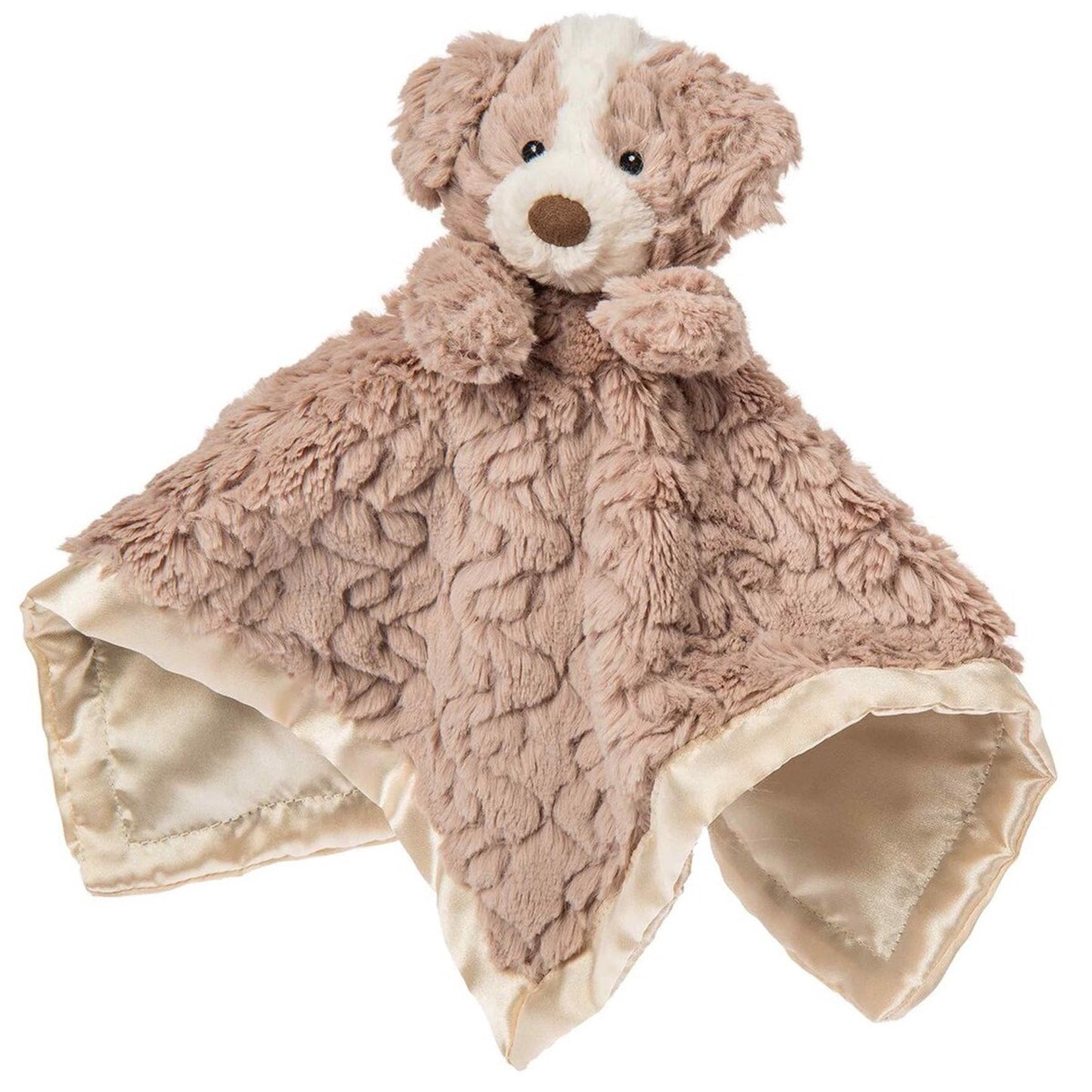 Mary Meyer Putty Nursery Hound Dog Blanket – 13x13 Plush Character