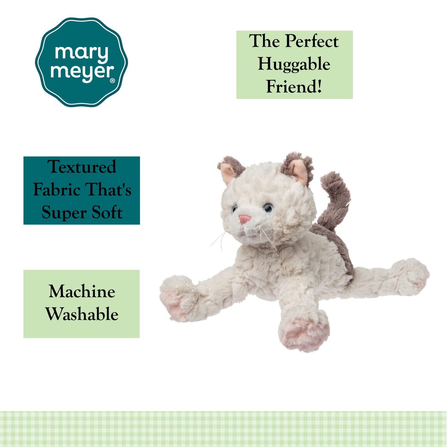 Mary Meyer Putty Patches Kitty Plush Toy – 10-Inch Ultra-Soft Cat Friend