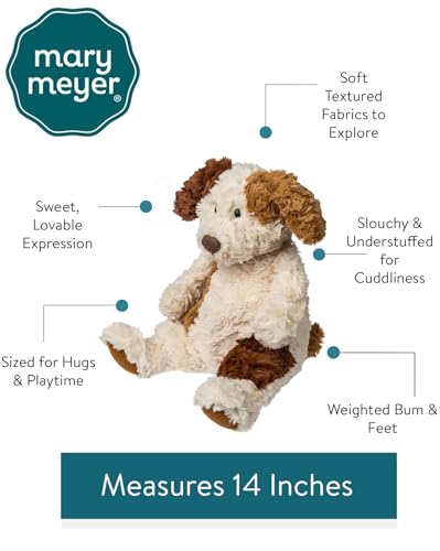 Mary Meyer Snuggables 14-Inch Dog Plush – Cozy Cuddle Toy for Kids