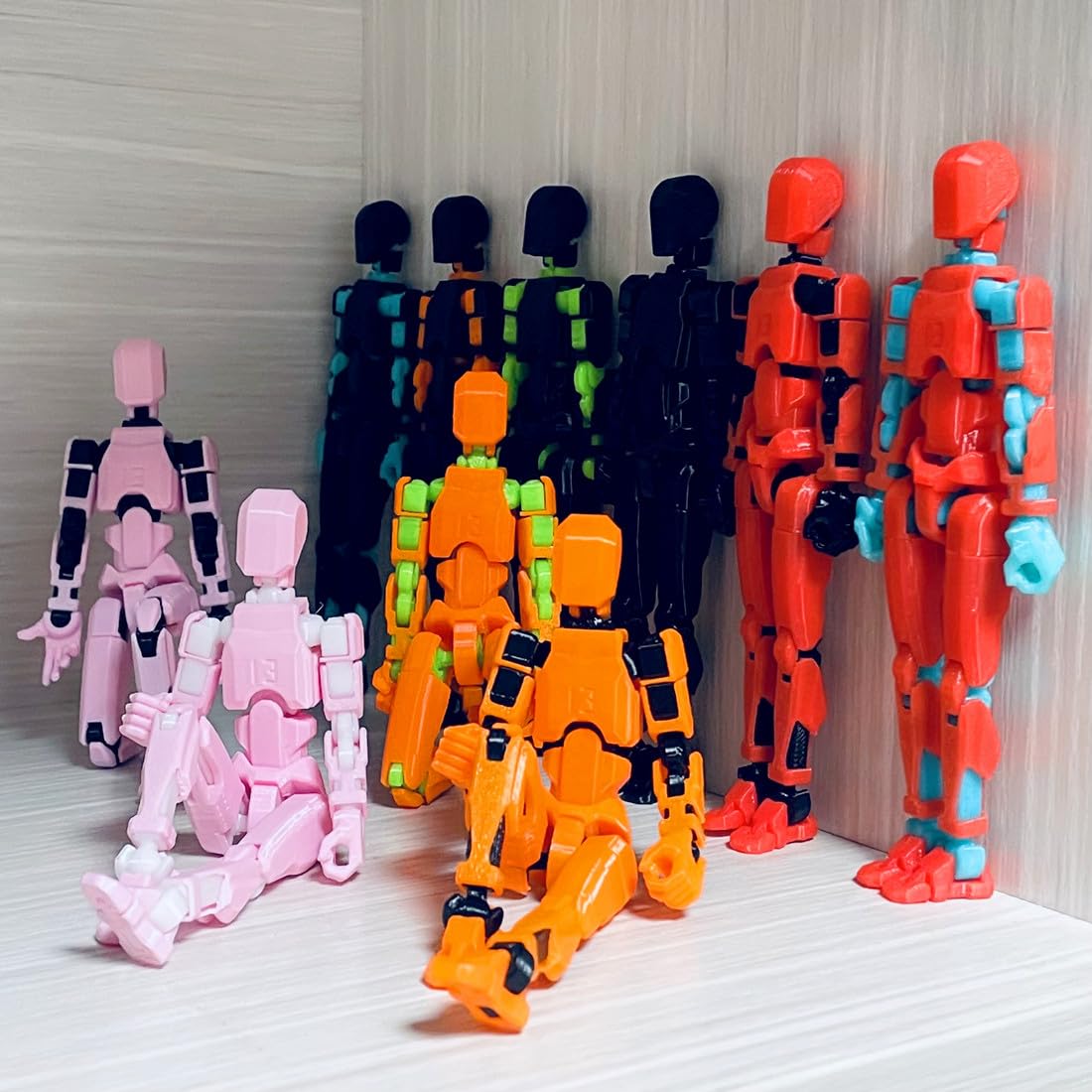 Masijssa T13 3D Action Figure Set – Titan 13, Fully Assembled Robo with 360° Articulation, PETG Durability
