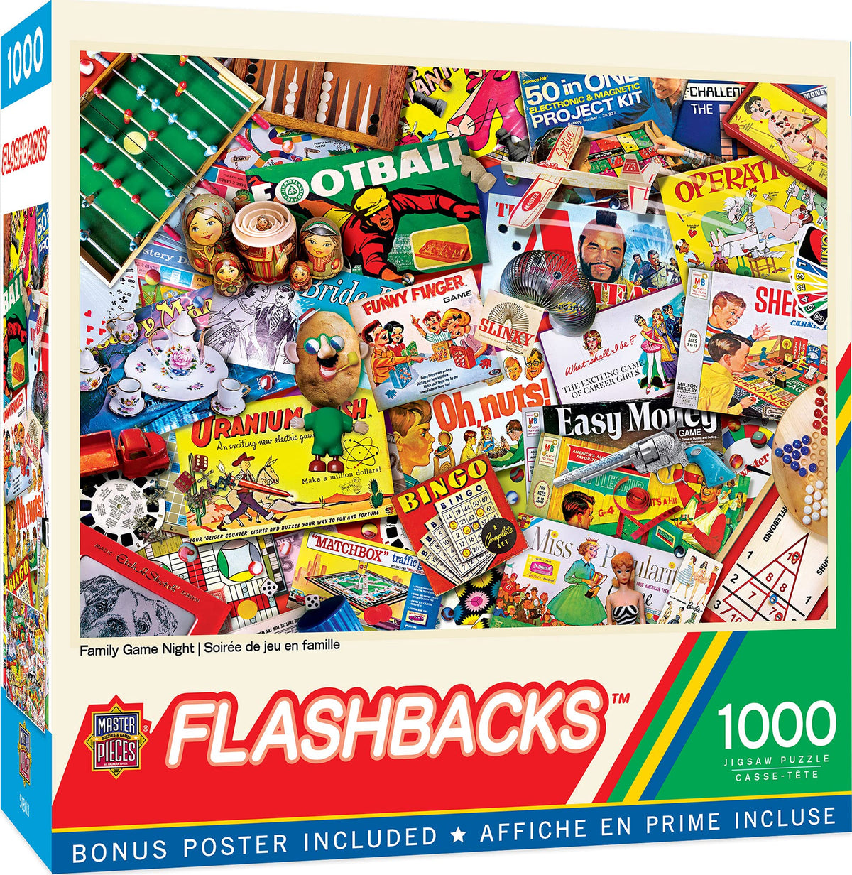 MasterPieces 1000-Piece Jigsaw Puzzle – Nostalgic Diner Theme, Anti-Glare Finish, 19.25in x 26.75in