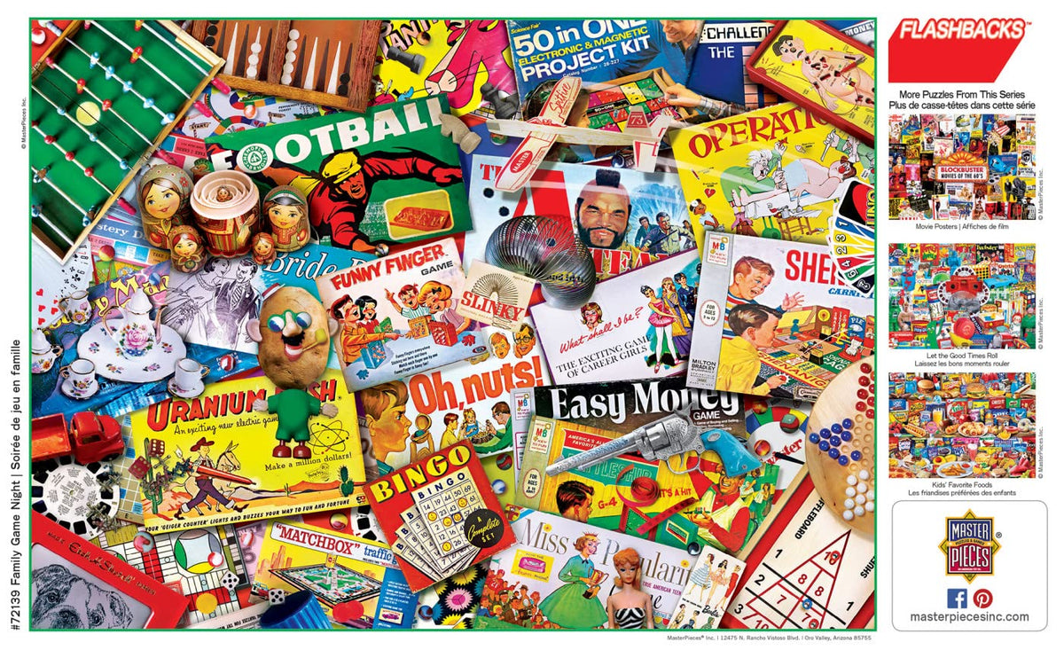 MasterPieces 1000-Piece Jigsaw Puzzle – Nostalgic Diner Theme, Anti-Glare Finish, 19.25in x 26.75in