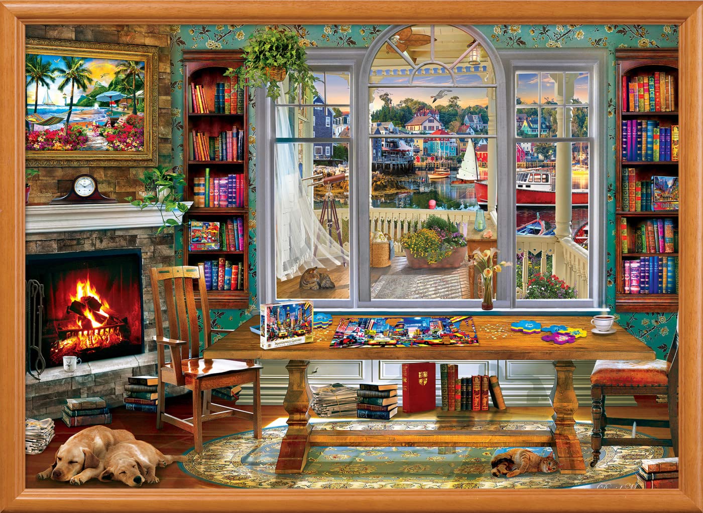 MasterPieces 1000-Piece Jigsaw Puzzle – Matte Finish, Random Cut, Eco-Friendly