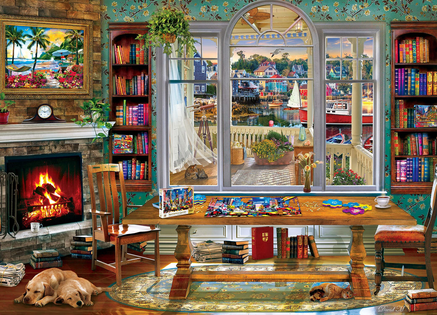 MasterPieces 1000-Piece Jigsaw Puzzle – Matte Finish, Random Cut, Eco-Friendly