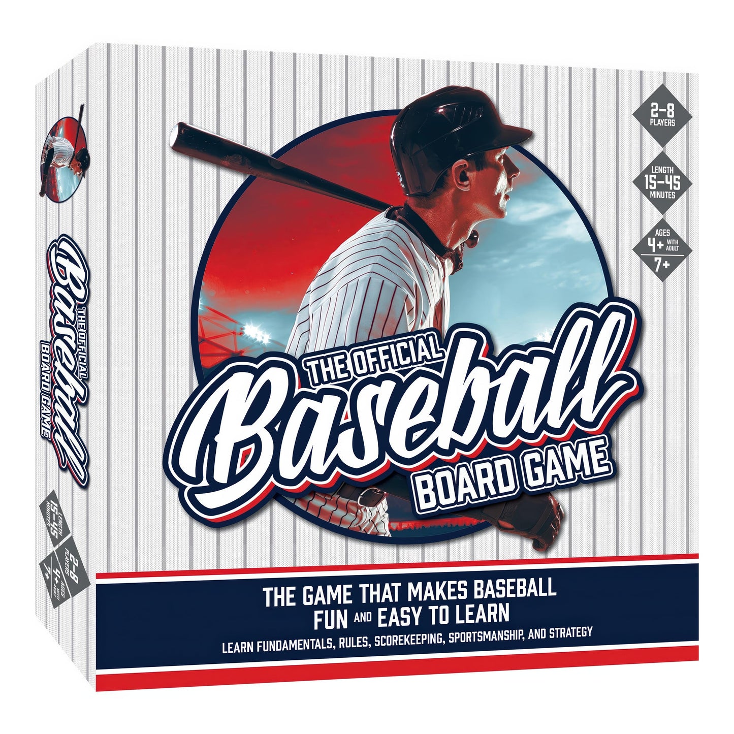 Masterpieces Baseball Dice Board Game – Realistic Play for 2-8 Players (Ages 6+)