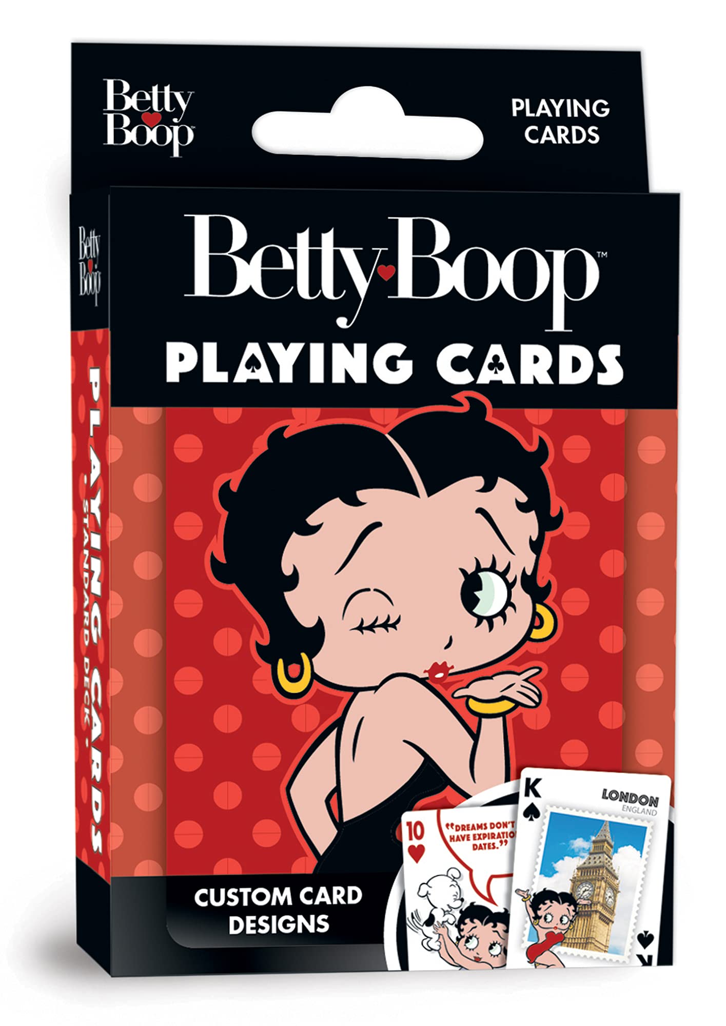 Masterpieces Betty Boop Playing Cards – Officially Licensed Vintage Landmark Deck (52 Card Set)
