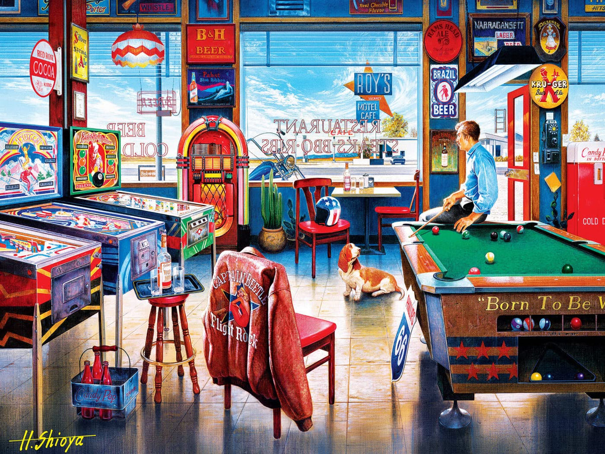 MasterPieces 550-Piece Puzzle — Pockets Pool & Pub (18x24) for Adults & Family