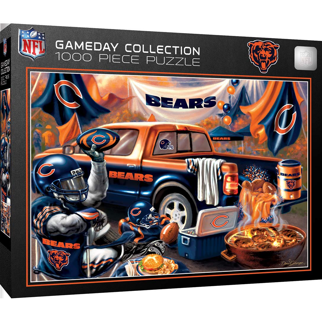 MasterPieces 1000-Piece NFL Chicago Bears Jigsaw Puzzle | Non-Glare Finish