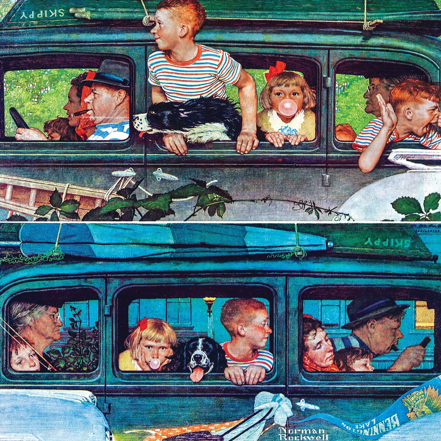 MasterPieces 1000-Piece Jigsaw Puzzle – Coming and Going (25x25) | Family & Adult Puzzle