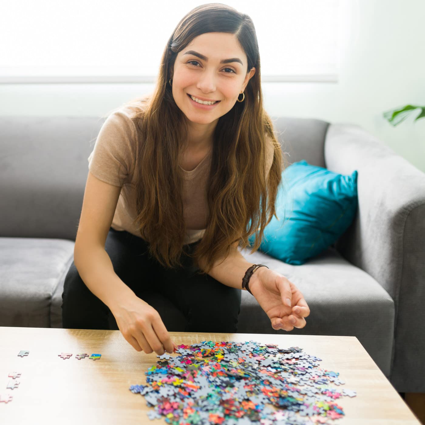 MasterPieces 1000-Piece Jigsaw Puzzle – Coming and Going (25x25) | Family & Adult Puzzle