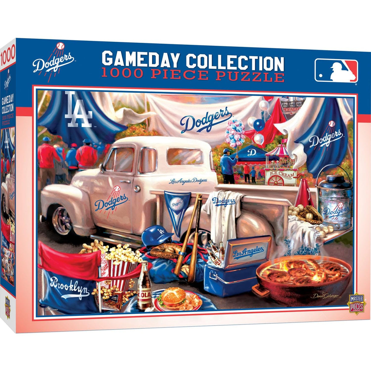 MasterPieces Dodgers Gameday 1000-Piece Puzzle – 19.25 x 26.75 in | Recycled Material