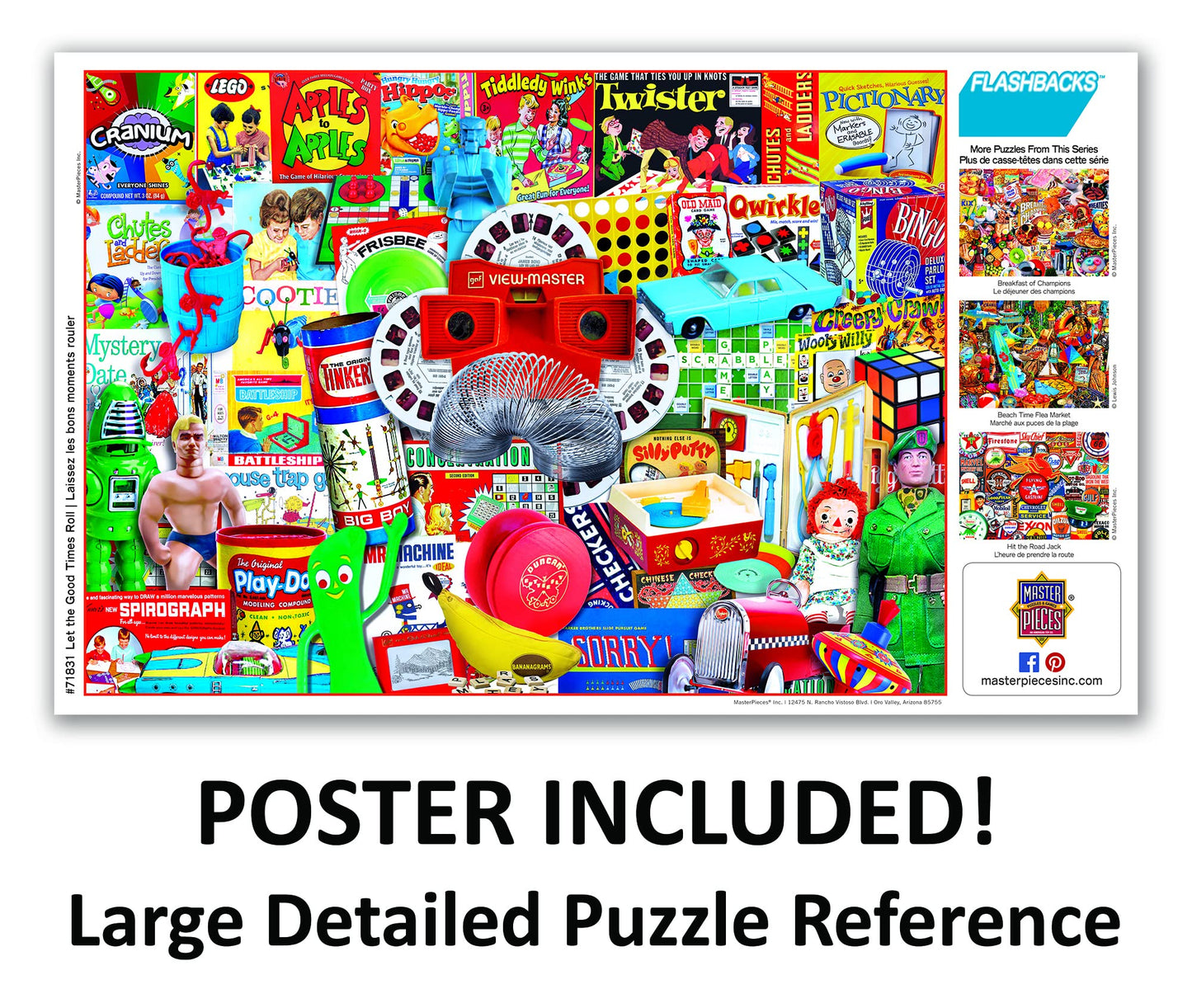 MasterPieces 1000-Piece Puzzle – Let the Good Times Roll | Non-Glare Finish