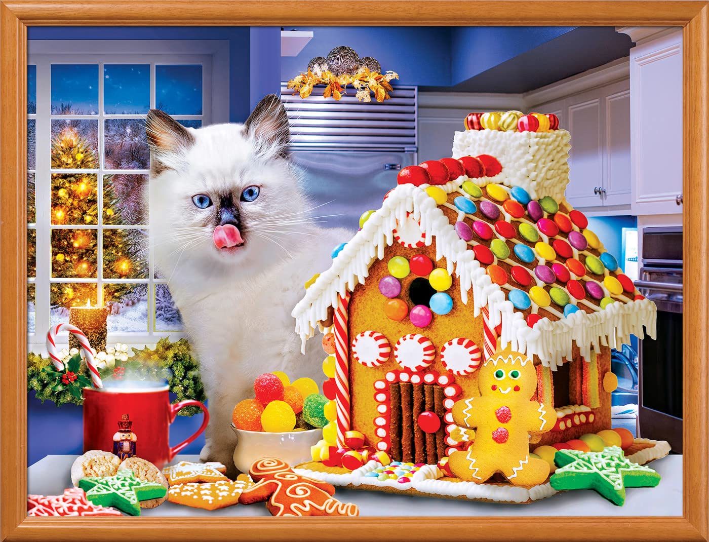 MasterPieces 300-Piece EZ Grip Jigsaw Puzzle – Christmas Cookies (18x24)