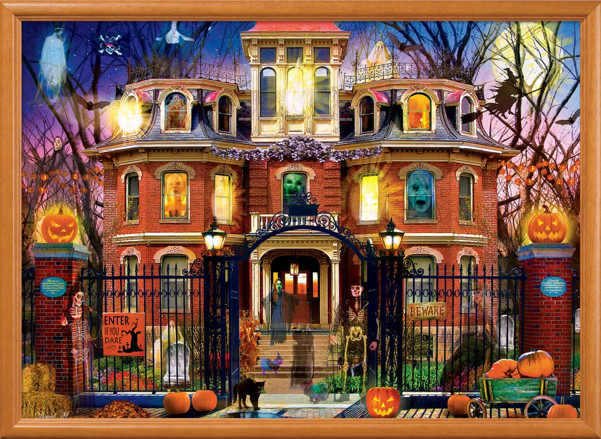 MasterPieces 1000 Piece Halloween Jigsaw Puzzle – Haunted House on the Hill (19.25 x 26.75 inches)