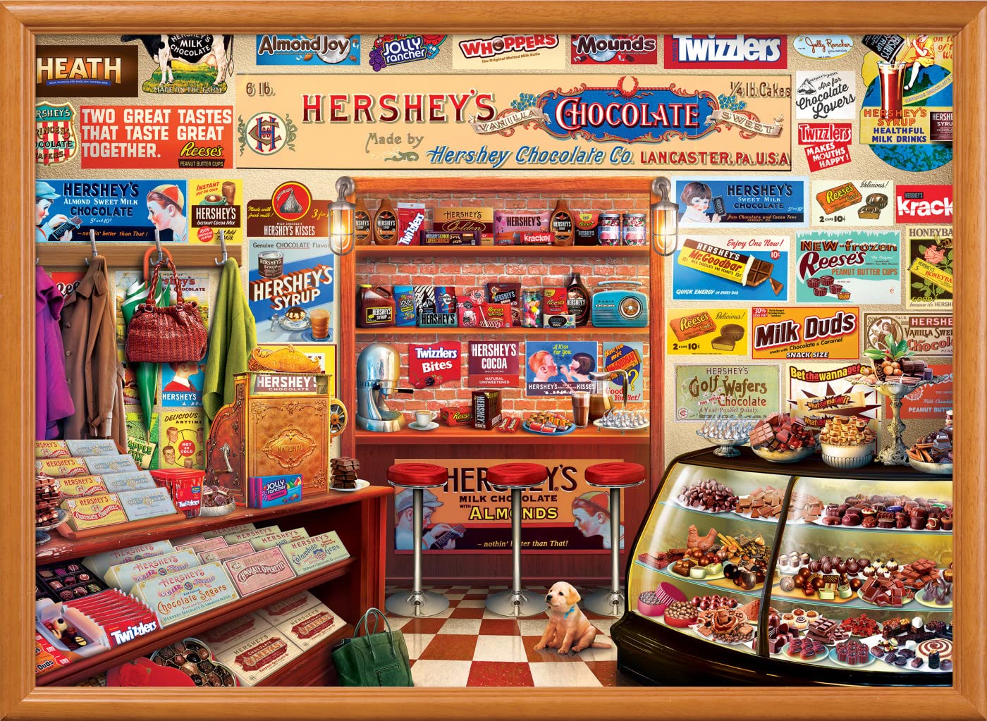 MasterPieces 1000-Piece Jigsaw Puzzle | Hershey's Candy Shop | 19.25 x 26.75 in