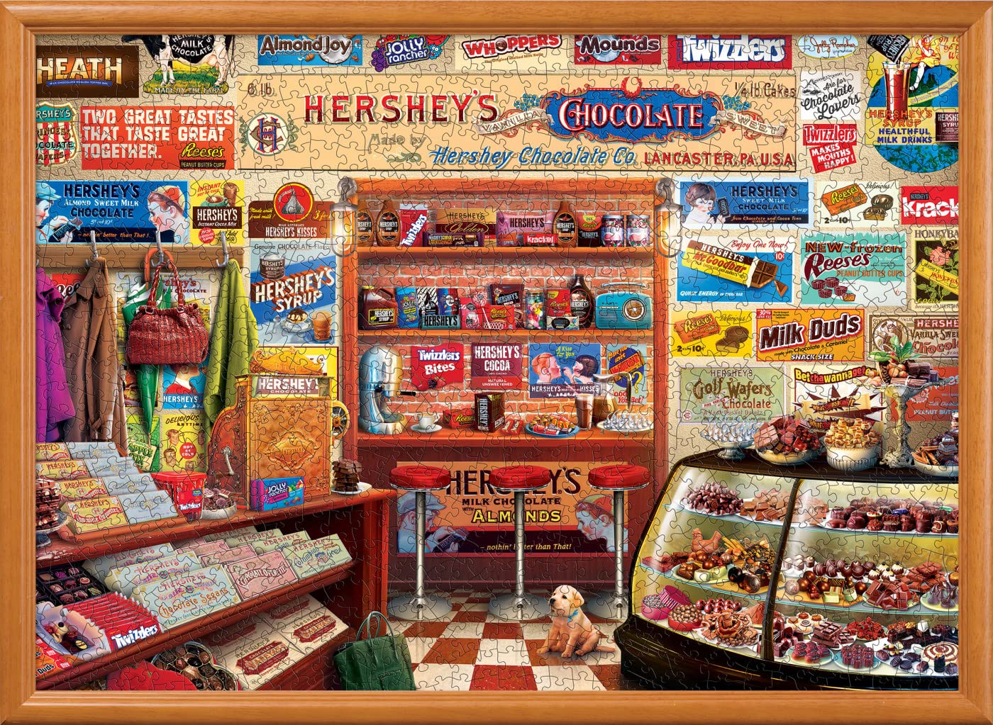 MasterPieces 1000-Piece Jigsaw Puzzle | Hershey's Candy Shop | 19.25 x 26.75 in