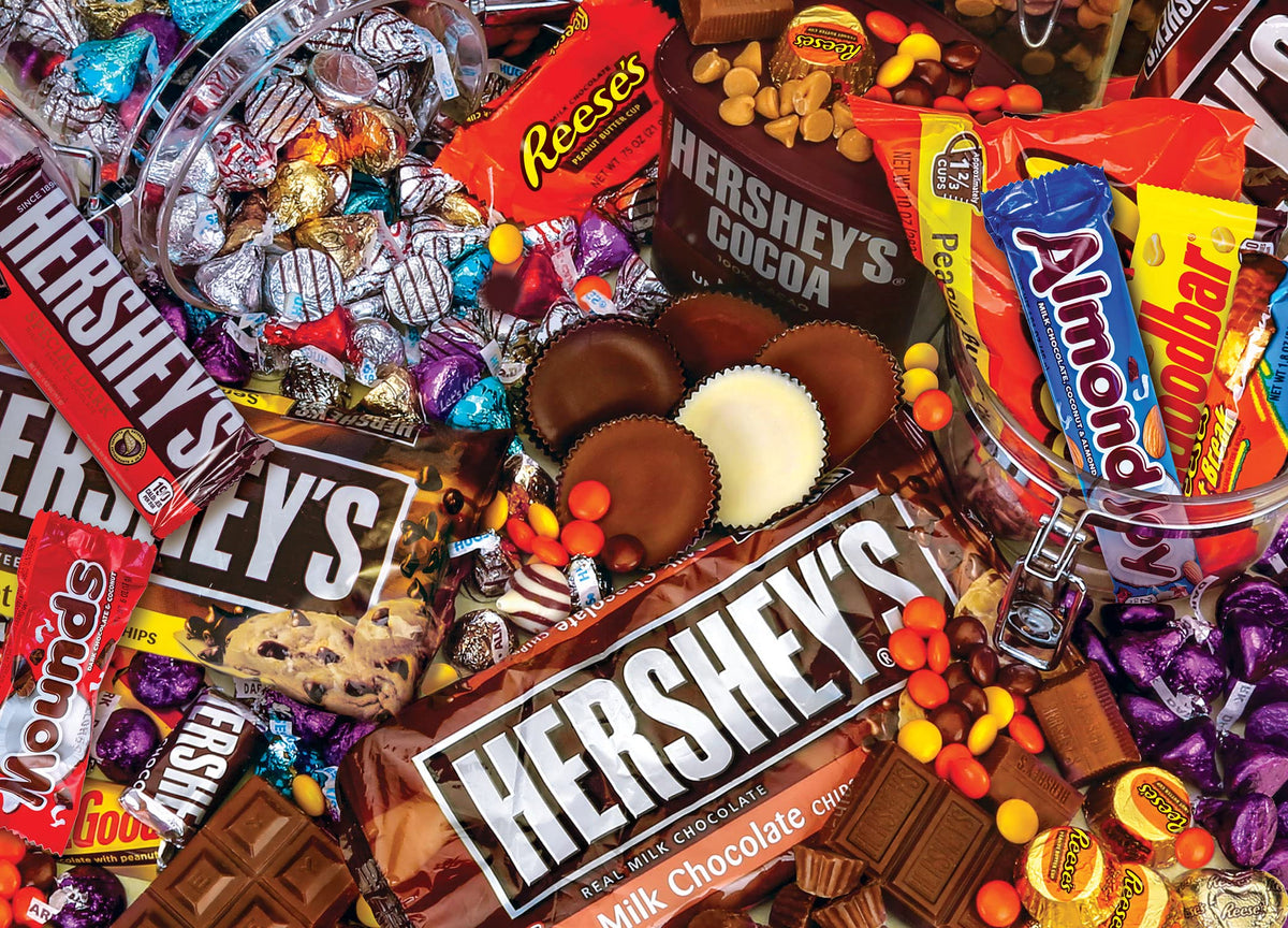 MasterPieces Hershey's Mayhem 1000-Piece Jigsaw Puzzle – 19.25 x 26.75 inches | Adults, Family, Youth