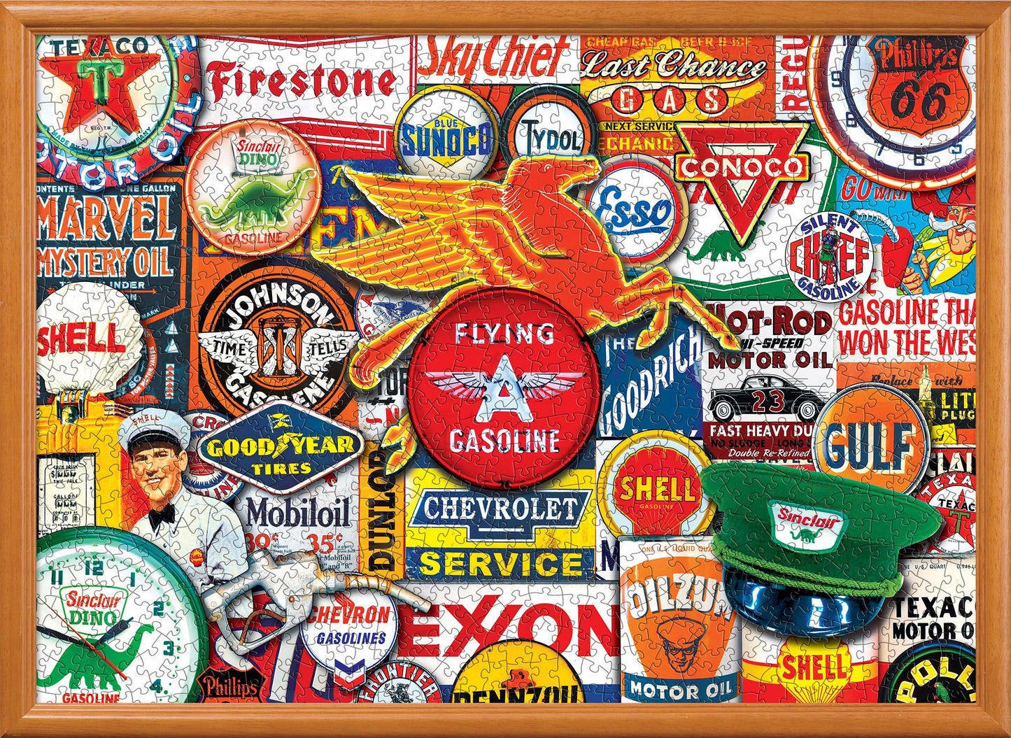 MasterPieces Hit the Road Jack 1000-Piece Jigsaw Puzzle – Nostalgic Retro Diner Theme