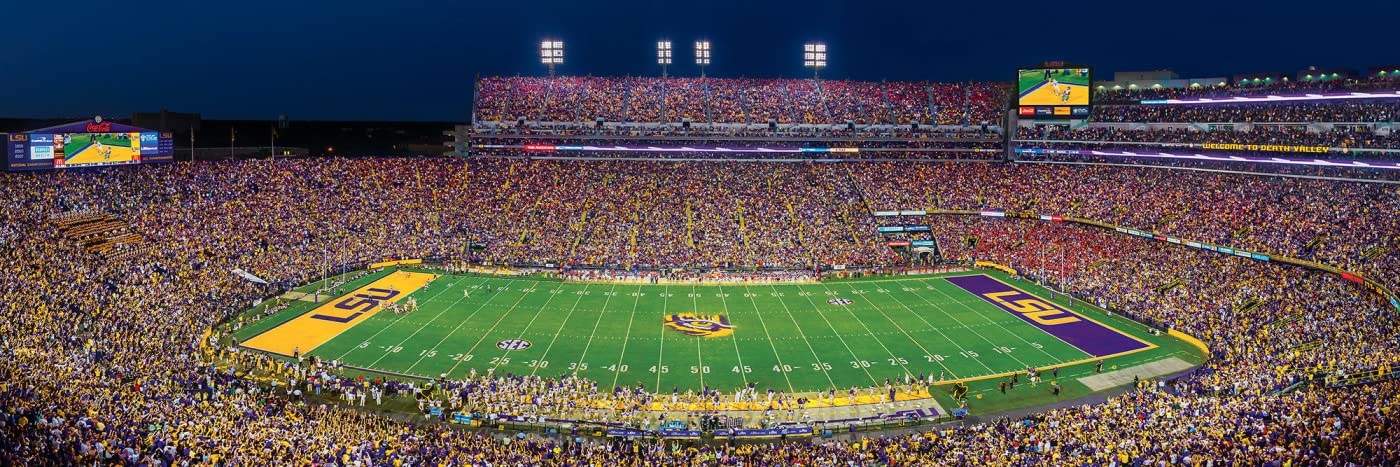 MasterPieces - 1000 Piece LSU Tigers Panoramic Puzzle | Stadium View
