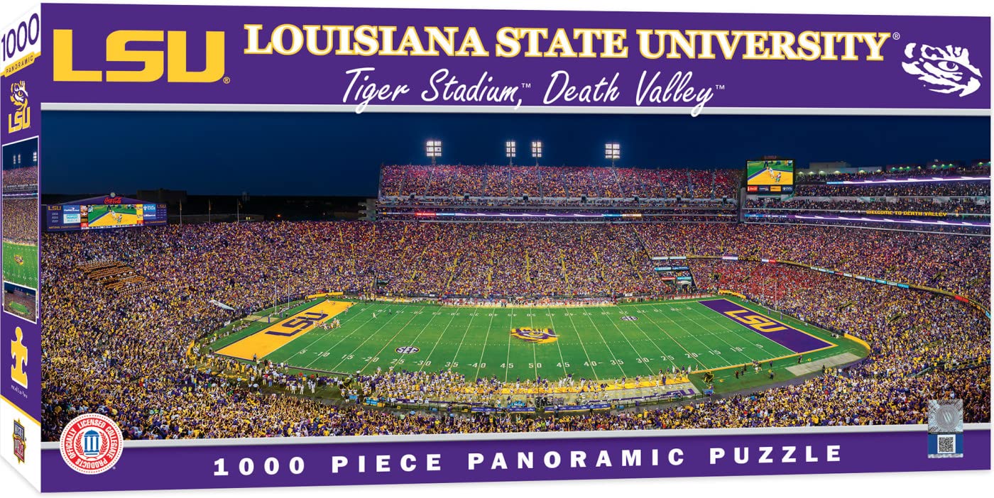 MasterPieces - 1000 Piece LSU Tigers Panoramic Puzzle | Stadium View