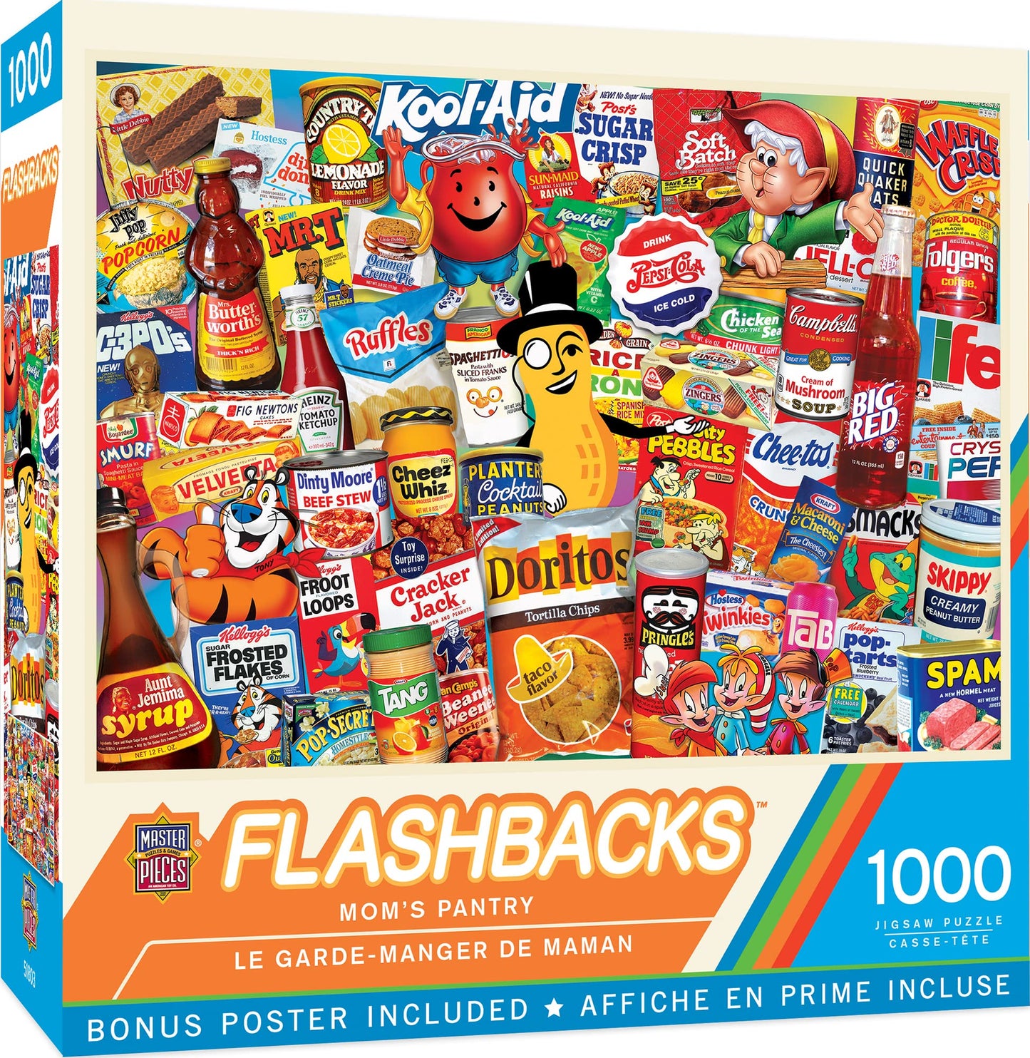 MasterPieces Mom's Pantry 1000-Piece Jigsaw Puzzle – Nostalgic Design, Non-Glare Finish, 19.25 x 26.75 in