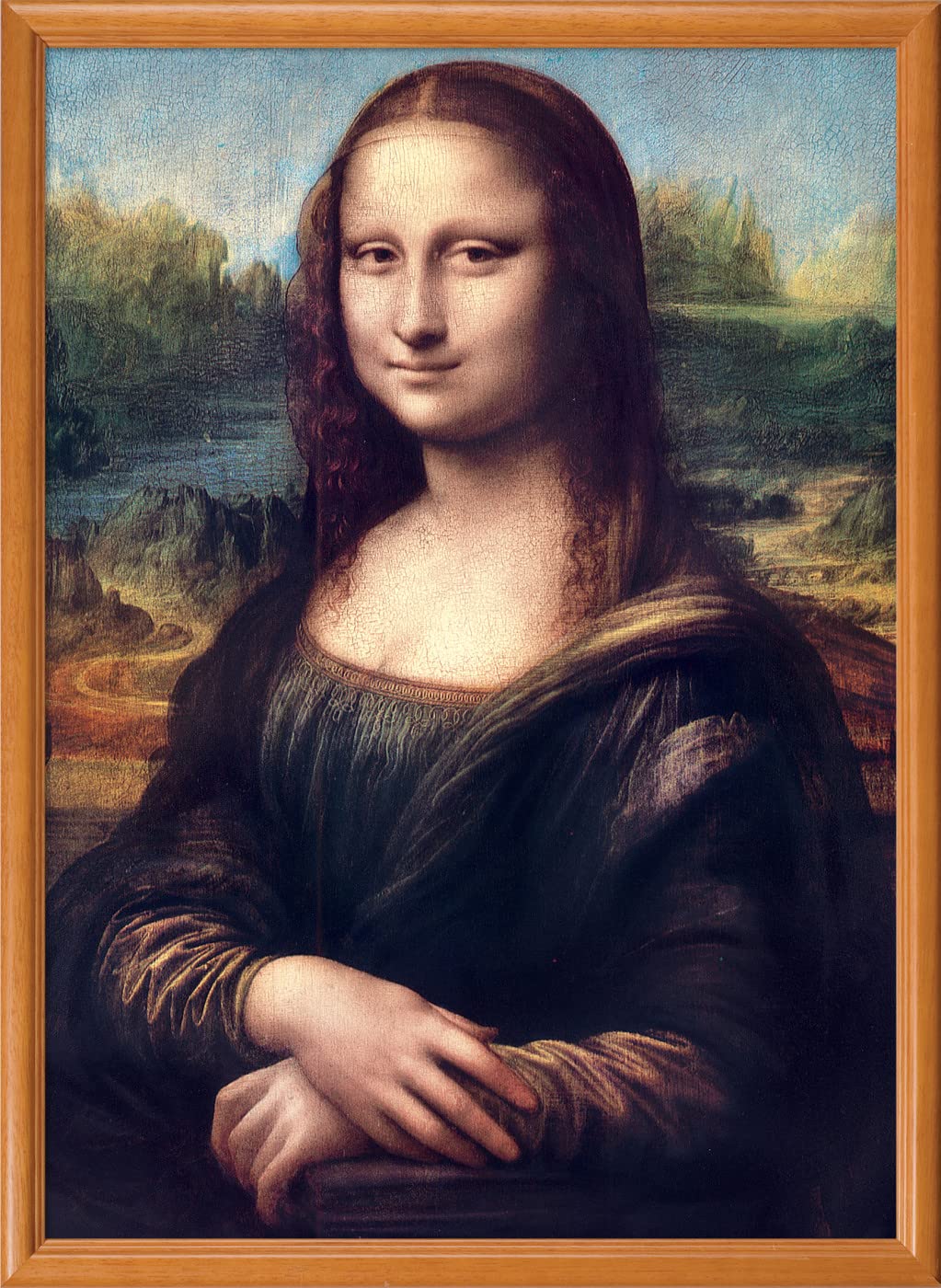 MasterPieces Mona Lisa 1000-Piece Jigsaw Puzzle – 19.25 x 26.75 in | Eco-Friendly Matte Finish