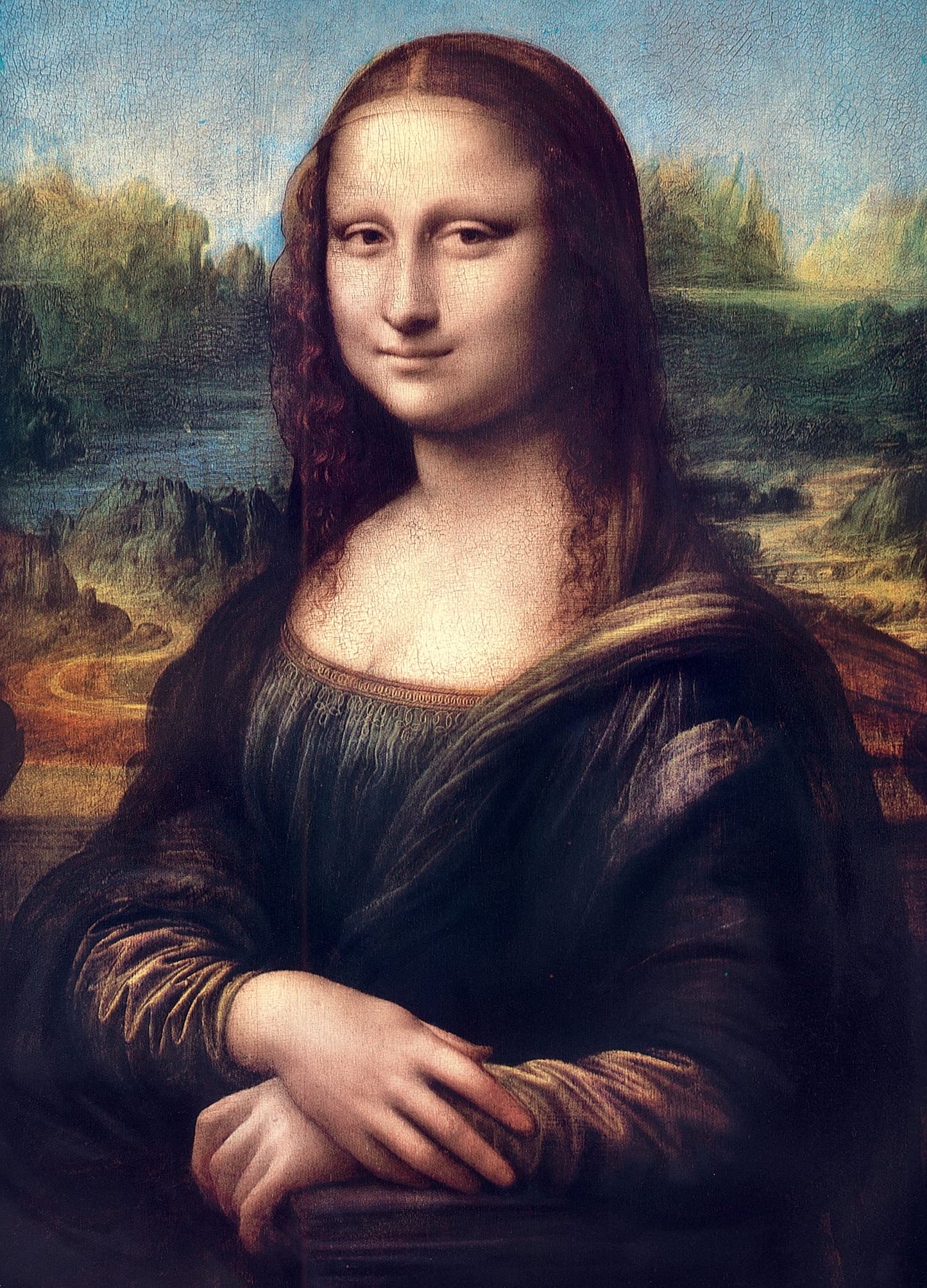 MasterPieces Mona Lisa 1000-Piece Jigsaw Puzzle – 19.25 x 26.75 in | Eco-Friendly Matte Finish